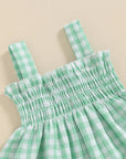 2pcs Plaid Cami set