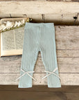 2Pcs Ruffles Bow Pants Set