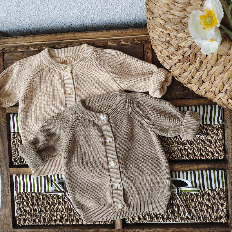 2pcs Knitted Cardigan Set