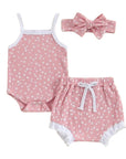 3pcs Dainty Cami Floral Set