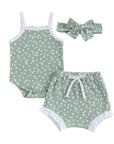 3pcs Dainty Cami Floral Set