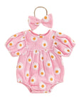 2pcs Daisy Bubble Romper